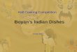 Boyan’s Indian Dishes