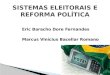 SISTEMAS ELEITORAIS E REFORMA POLÍTICA