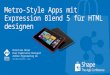 Metro-Style Apps mit  Expression  Blend  5 für HTML designen