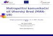 Metropolitn­ komunikan­ s­¥ Uhersk½ Brod (MAN-UB)