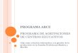 PROGRAMA ARCE programa de agrupaciones de centros educativos