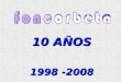 10 AÑOS 1998 -2008