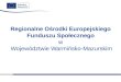 Regionalne Ośrodki Europejskiego Funduszu Społecznego w  Województwie Warmińsko-Mazurskim