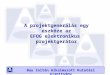A projektgenerálás egy eszköze az EFOG elektronikus  projektgerátor