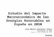 Estudio del Impacto Macroeconómico de las Energías Renovables en España en 2010