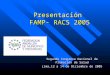 Presentación  FAMP- RACS 2005