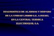 DIAGNOSTICO DE ALARMAS Y DISPARO DE LA UNIDAD LM6000 G.E. A DIESEL EN LA CENTRAL TERMICA