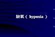 缺氧（ hypoxia）