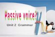 Passive voice?