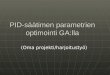 PID-säätimen parametrien optimointi GA:lla