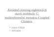 Avoided crossing sigletových stavů molekuly C 2  multireferenční metodou Coupled Clusters