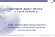 SUPREME AUDIT OFFICE   CZECH REPUBLIC