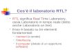 Cos’è il laboratorio RTL?