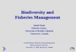 Biodiversity and  Fisheries Management