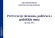 Preferencije stranaka, političara i političkih tema siječanj  20 13