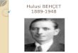 Hulusi BEHÇET 1889-1948