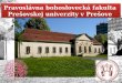 P ravoslávna bohoslovecká fakulta  Prešovskej univerzity  v Prešove