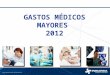 GASTOS MÉDICOS MAYORES  2012