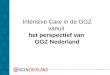 Intensive Care in de GGZ vanuit  het perspectief van  GGZ Nederland