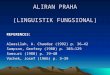 ALIRAN PRAHA (LINGUISTIK FUNGSIONAL)