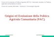 Origini ed Evoluzione della Politica Agricola Comunitaria (PAC)