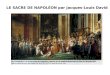 LE SACRE DE NAPOL É ON par Jacques-Louis David