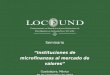 Seminario “Instituciones de microfinanzas al mercado de valores” Guadalajara, México