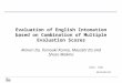 Evaluation of English Intonation based on Combination of Multiple Evaluation Scores