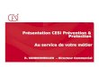 P résentation  CESI  Prévention  & Protection