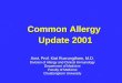 Common Allergy Update 2001