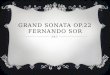 Grand Sonata Op.22 Fernando  Sor