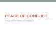 Peace of Conflict