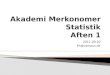 Akademi Merkonomer Statistik Aften 1