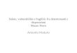 Salute, vulnerabilità e  fragilità: fra  determinanti e  disposizioni Mauro  Niero