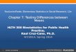 HLTH 300 Biostatistics for Public Health Practice, Raul Cruz-Cano, Ph.D