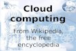 Cloud  computing