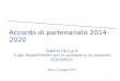 Sabina De Luca  Capo Dipartimento per lo sviluppo e la coesione economica
