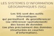 Les  Systemes  d’information géographiques ( sig )