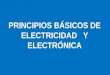 PRINCIPIOS BÁSICOS DE ELECTRICIDAD   Y ELECTRÓNICA