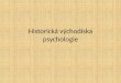 Historická východiska psychologie