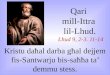 Qari mill-I ttra lil-Lhud . Lhud  9, 2-3. 11-14