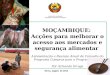 República de  Moçambique Ministério  da  Indústria  e  Comércio