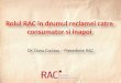 Dr. Oana Cociasu –  Presedinte  RAC