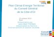 Plan Climat Energie Territorial du Conseil Général  de la Côte-d’Or
