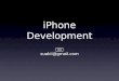 iPhone Development