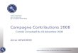 Campagne Contributions 2008