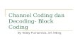 Channel Coding dan Decoding- Block Coding