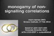 monogamy of non-signalling correlations
