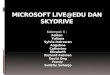 Microsoft Live@EDU dan skydrive