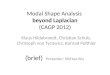 Modal Shape Analysis  beyond  Laplacian (CAGP 2012)